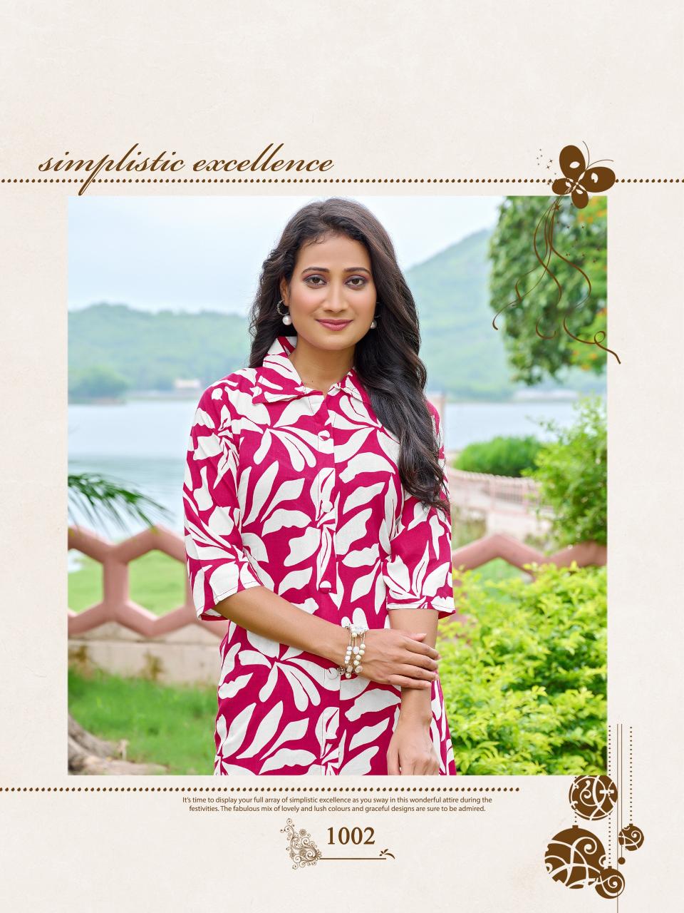 Paavi shivu vol 2 reyon print cord set for women wholesale