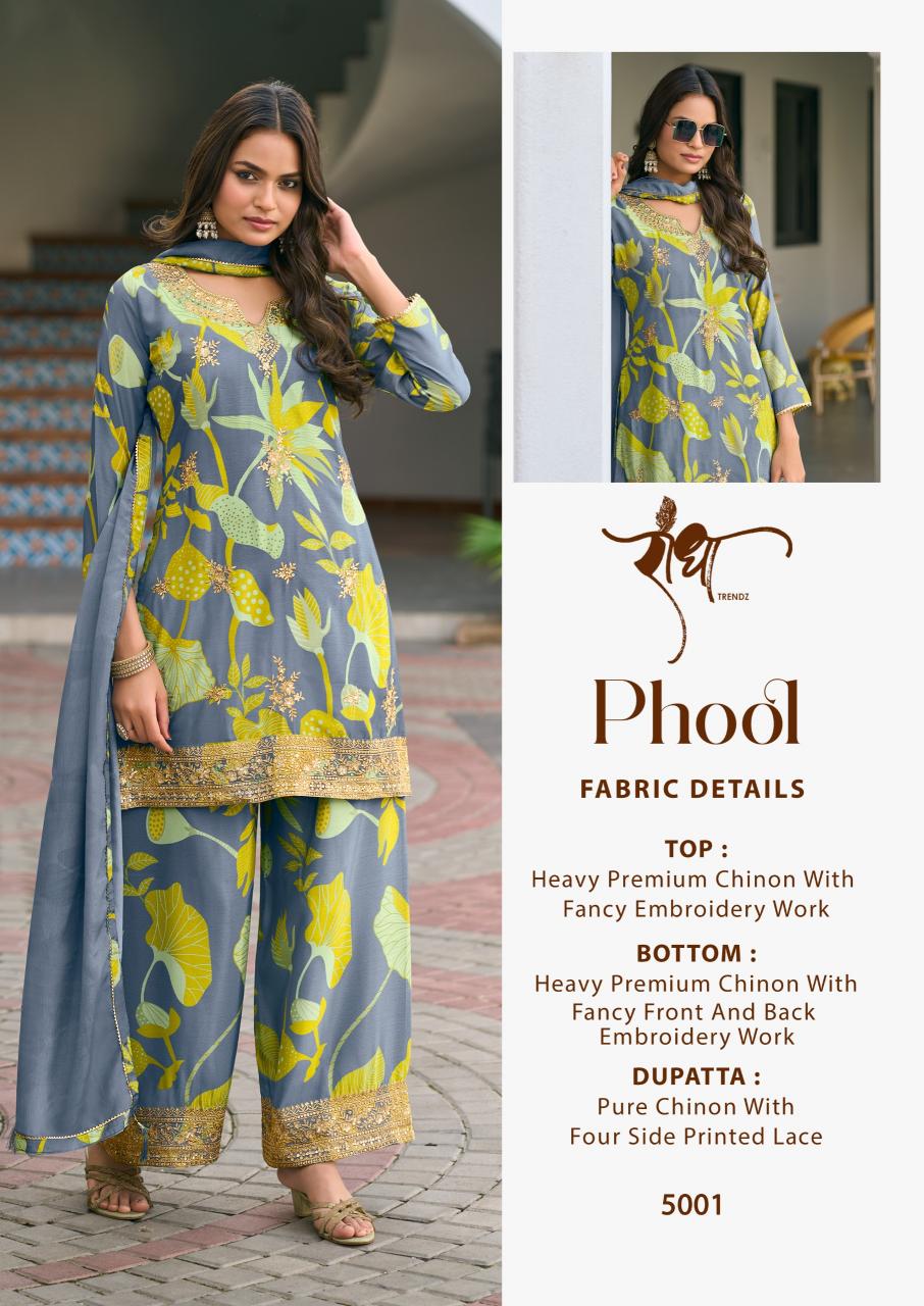 Radha trendz phool premium chinon wholesale catalogue salwar kameez