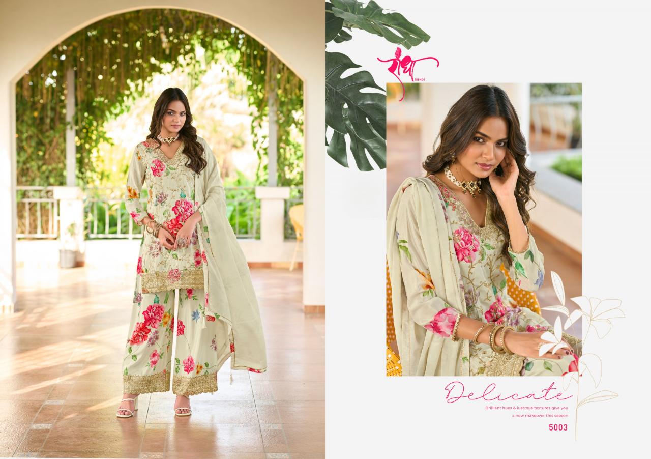 Radha trendz phool premium chinon wholesale catalogue salwar kameez