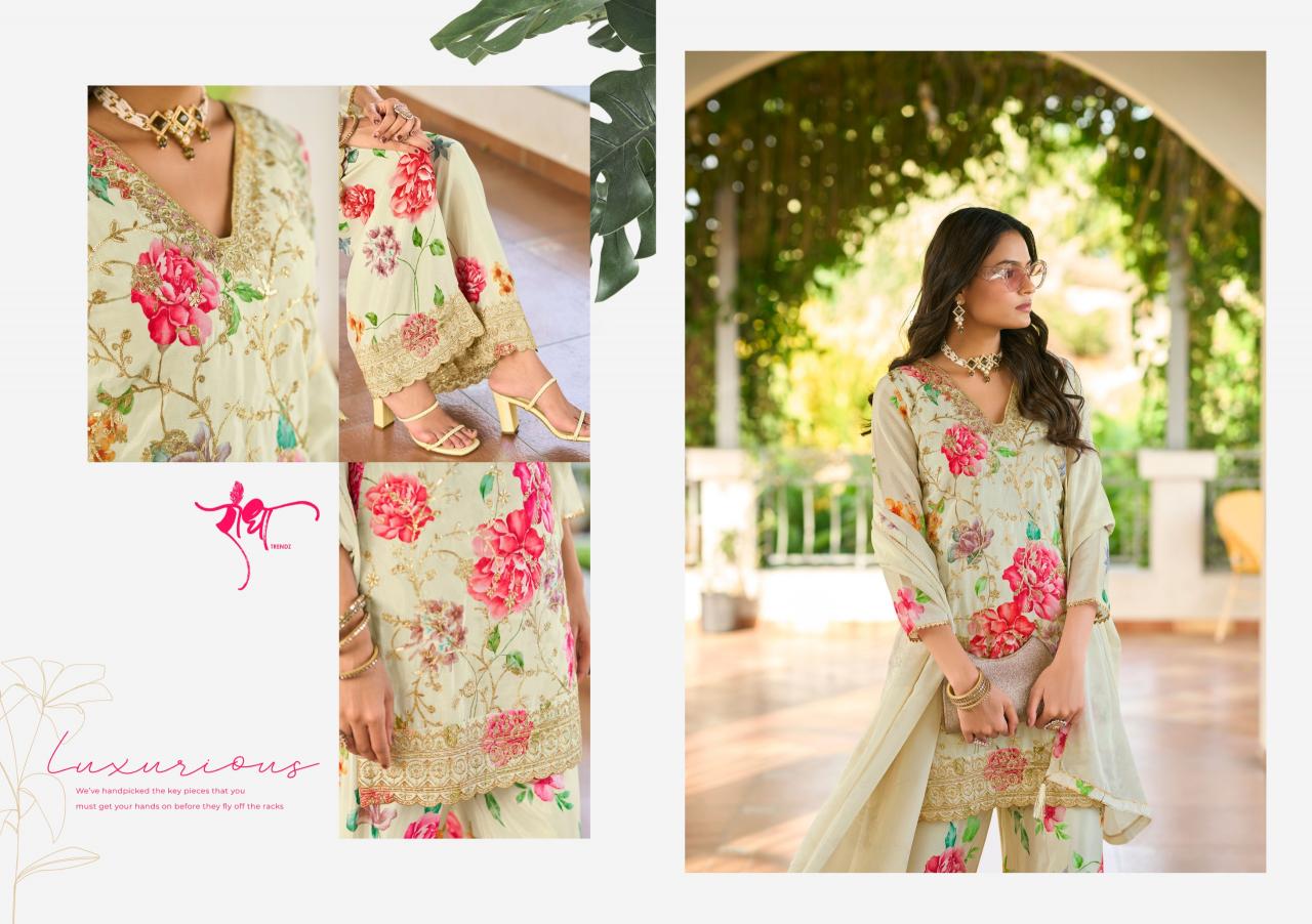 Radha trendz phool premium chinon wholesale catalogue salwar kameez