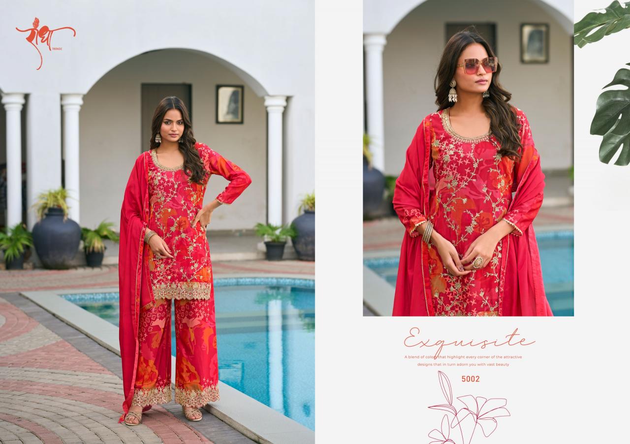 Radha trendz phool premium chinon wholesale catalogue salwar kameez