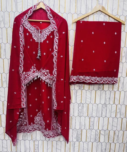 Sahiba d.no-AC-7057 fox georgette readymade wholesale salwar kameez market in bangalore