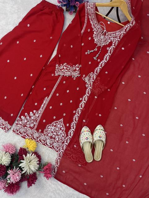 Sahiba d.no-AC-7057 fox georgette readymade wholesale salwar kameez market in bangalore