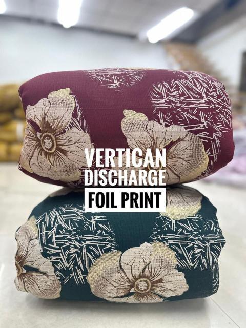Sajni vertical discharge print Wholesale Print fabrics online shopping store in mumbai