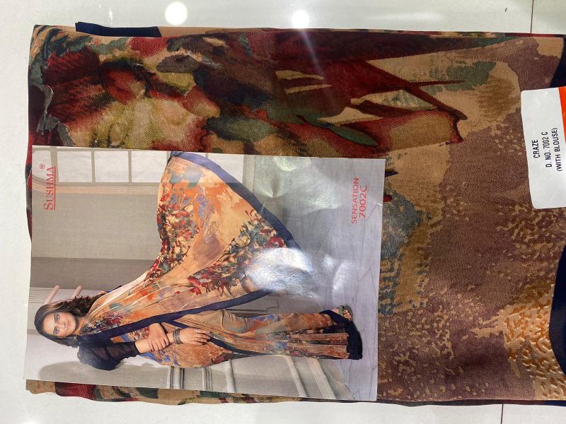 Shorya digital printed cheapest saree market in india