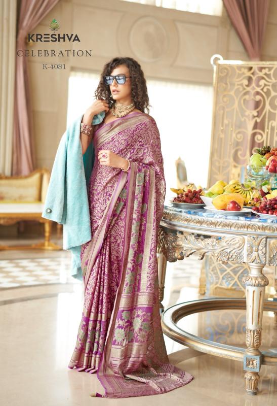 Shorya kreshva celebration georgette wholesale sarees for resellers online