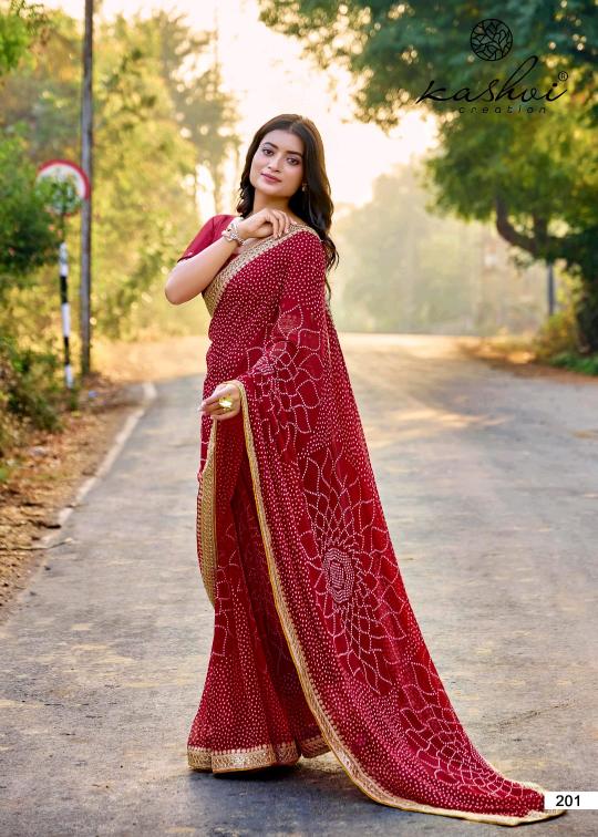 Shorya mono georgette with lace work 100 rs sarees wholesale online shopping