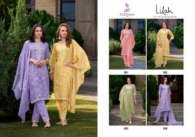 Shorya poonam lilah cotton 3 pcs surat wholesale market for kurtis