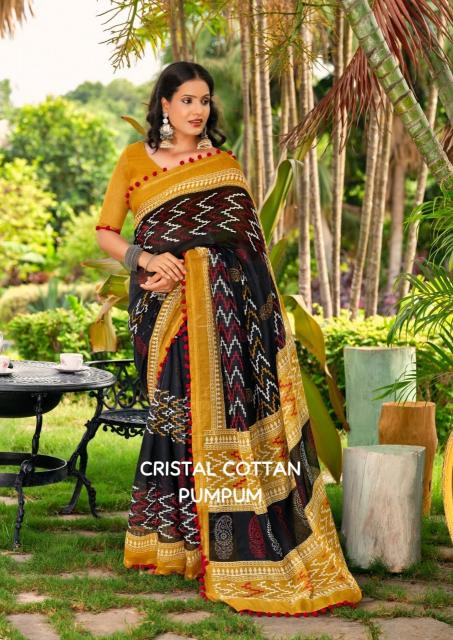Shorya pum pum cotton printed surat saree market
