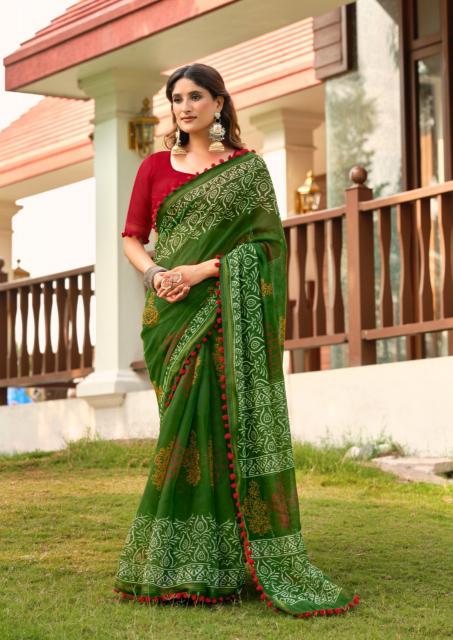 Shorya pum pum cotton printed surat saree market