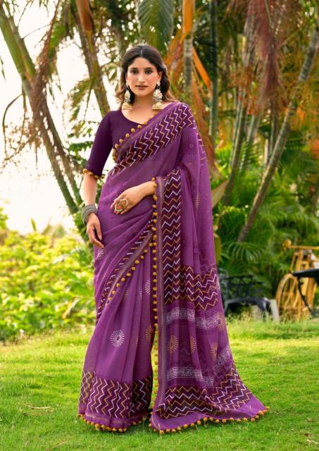 Shorya pum pum cotton printed surat saree market