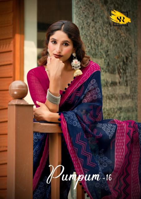 Shorya pum pum cotton printed surat saree market