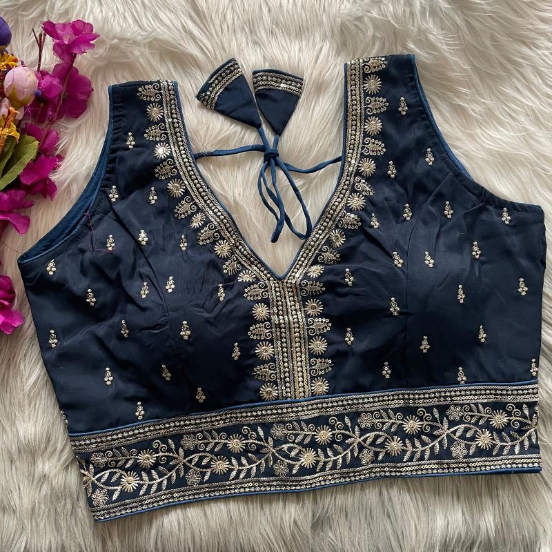 Shorya roman silk bridal desgine blouse wholesale market in india