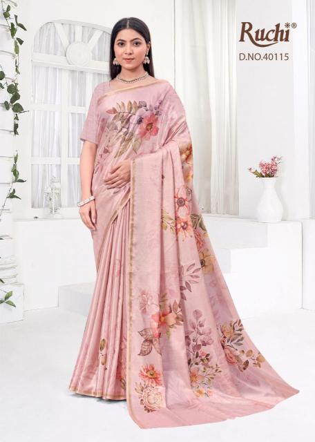 Shorya ruchi saisha 2 digital print tussar silk surat saree online shopping with price