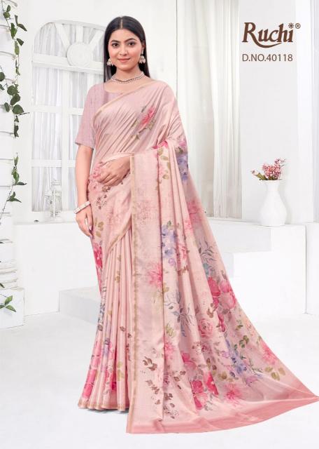 Shorya ruchi saisha 2 digital print tussar silk surat saree online shopping with price