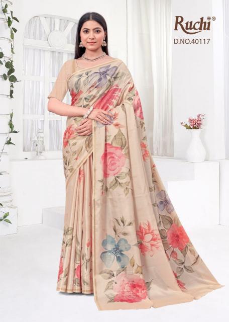 Shorya ruchi saisha 2 digital print tussar silk surat saree online shopping with price