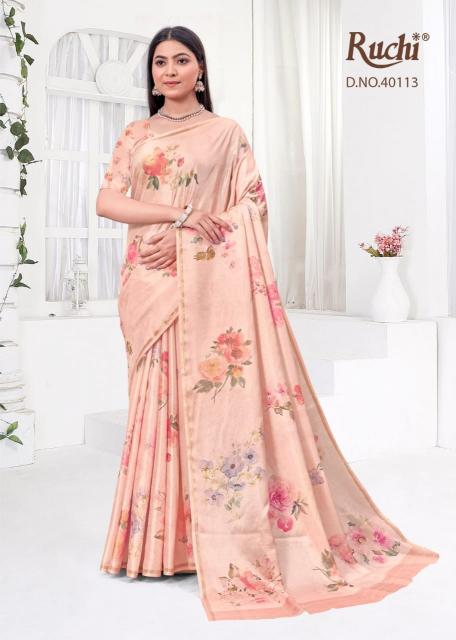 Shorya ruchi saisha 2 digital print tussar silk surat saree online shopping with price