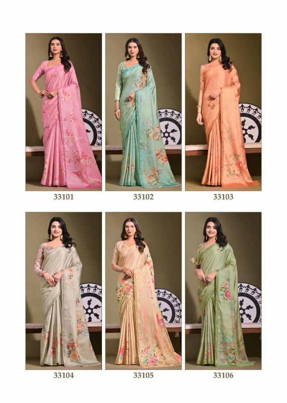 Shorya ruchi saisha digital print tussar silk surat saree online shopping