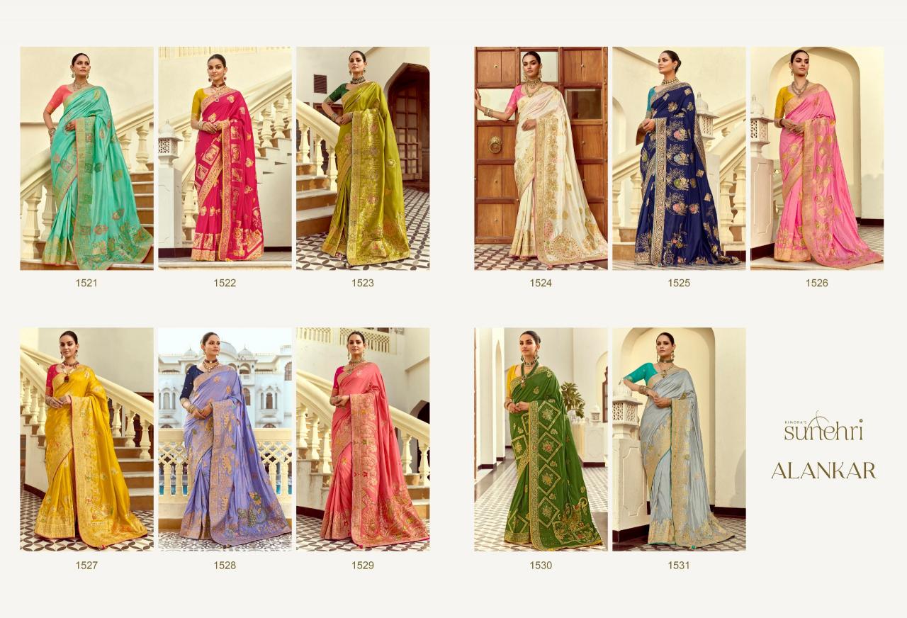 Shorya sunehri alankar festival special dola silk surat wholesale market price list