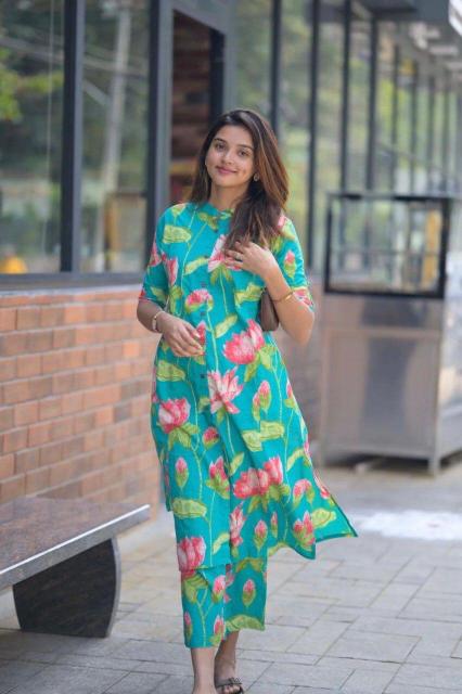 Shree salasar poly reyon cord set women wholesale