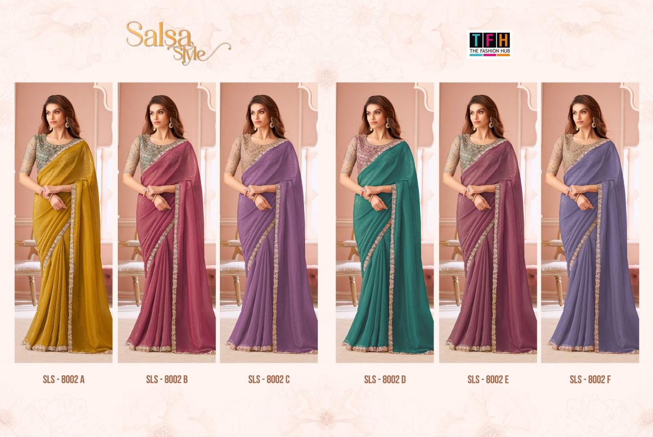 TFH salsa style georgette online saree shopping in surat