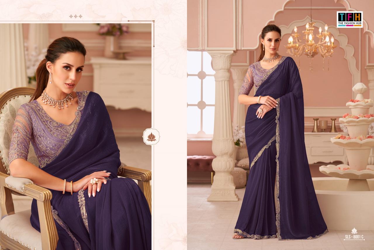TFH salsa style georgette online saree shopping in surat