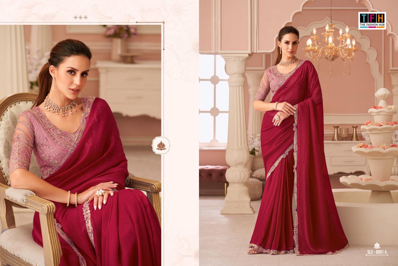 TFH salsa style georgette online saree shopping in surat