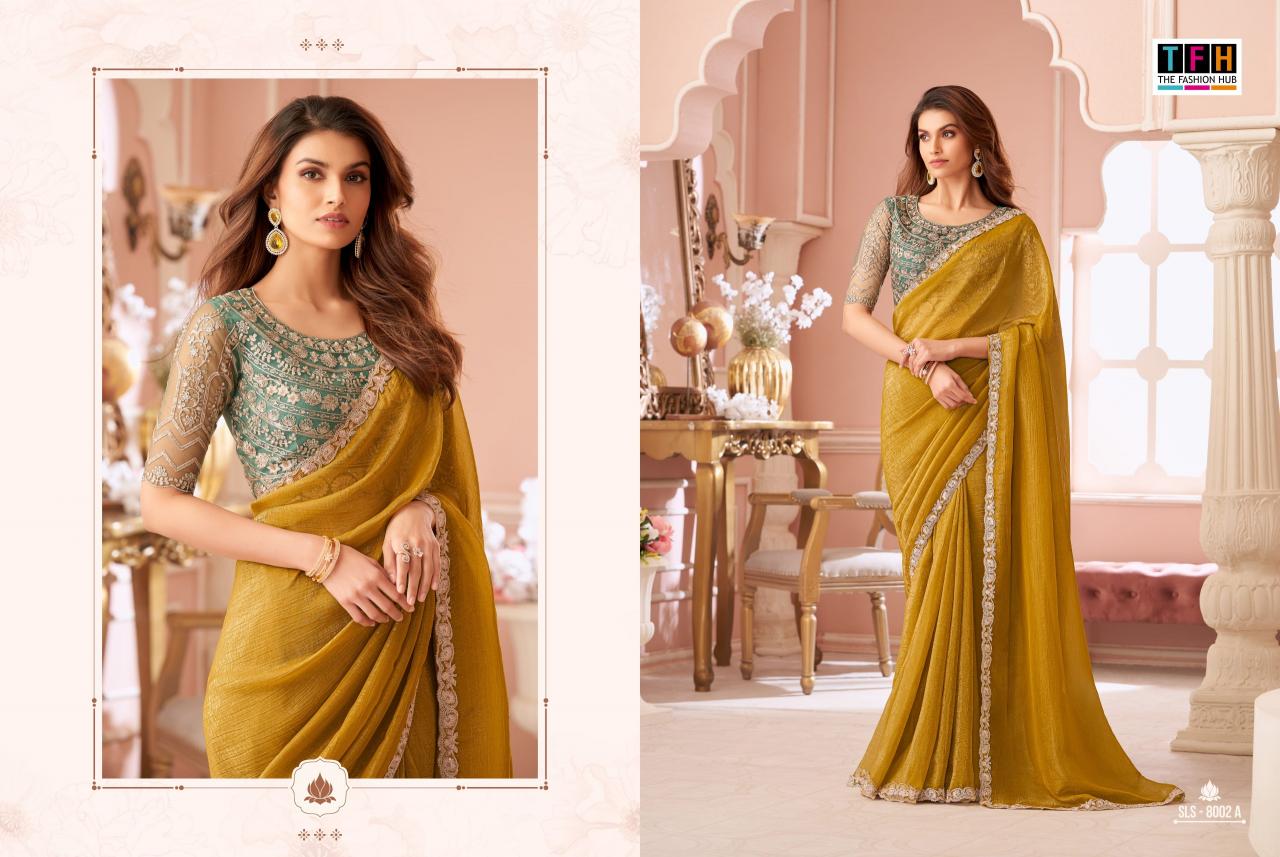 TFH salsa style georgette online saree shopping in surat