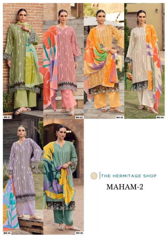 The hermitage shop maham edition 2 wholesale dress material india