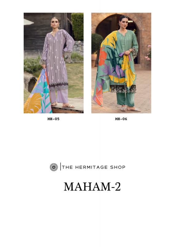 The hermitage shop maham edition 2 wholesale dress material india