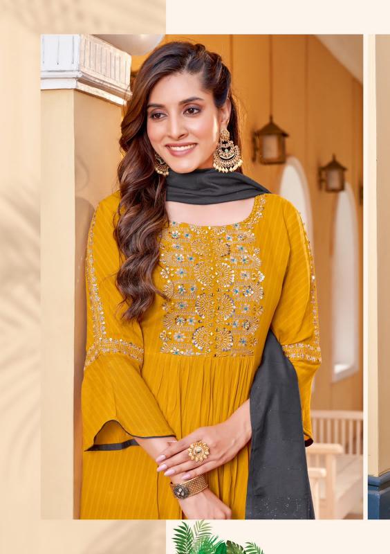 Wooglee coral vol 2 rayon weaving 3 pcs biba kurtis online shopping india