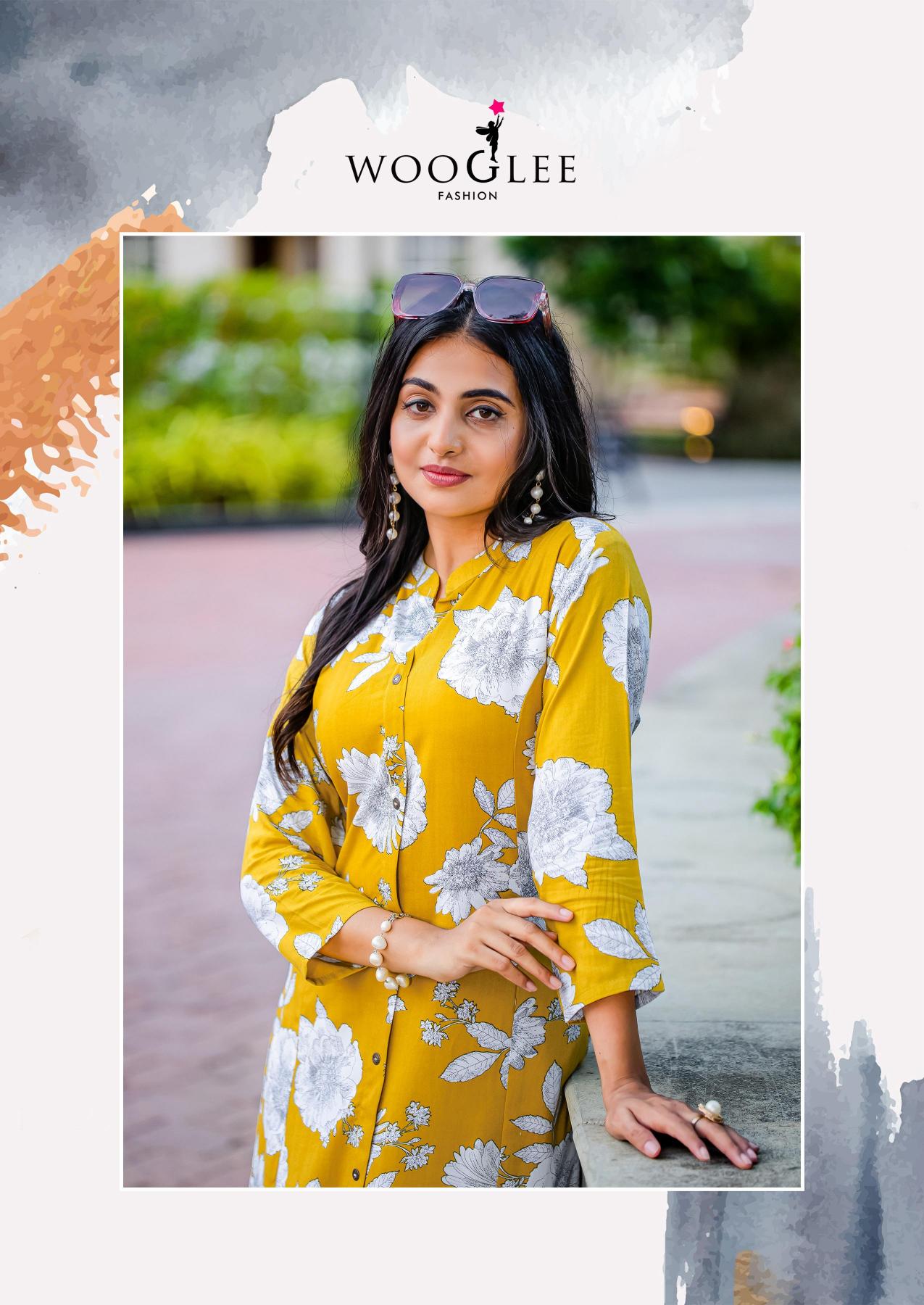 Wooglee sankalp rayon print cotton cord set for women wholesale