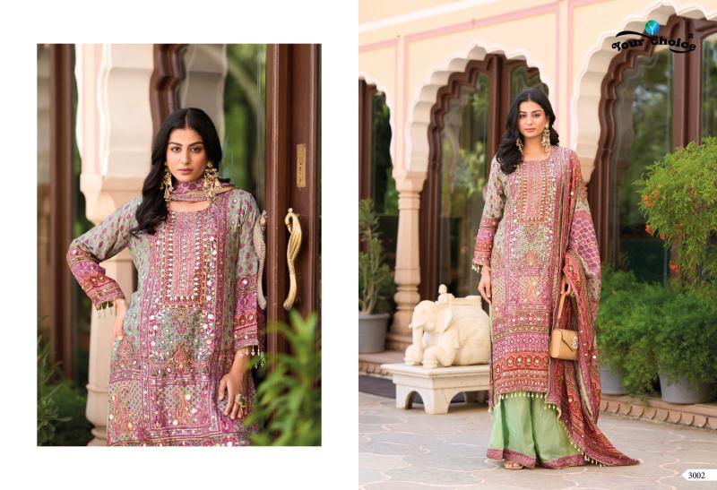 Your choice seerat 3 heavy chinon wholesale latest salwar kameez designs catalogue
