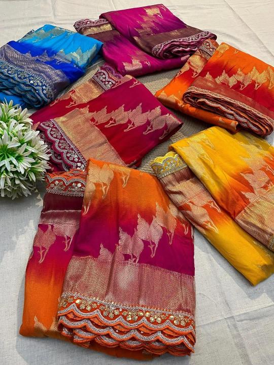 Akshara khadi georgette silk designer surat saree market