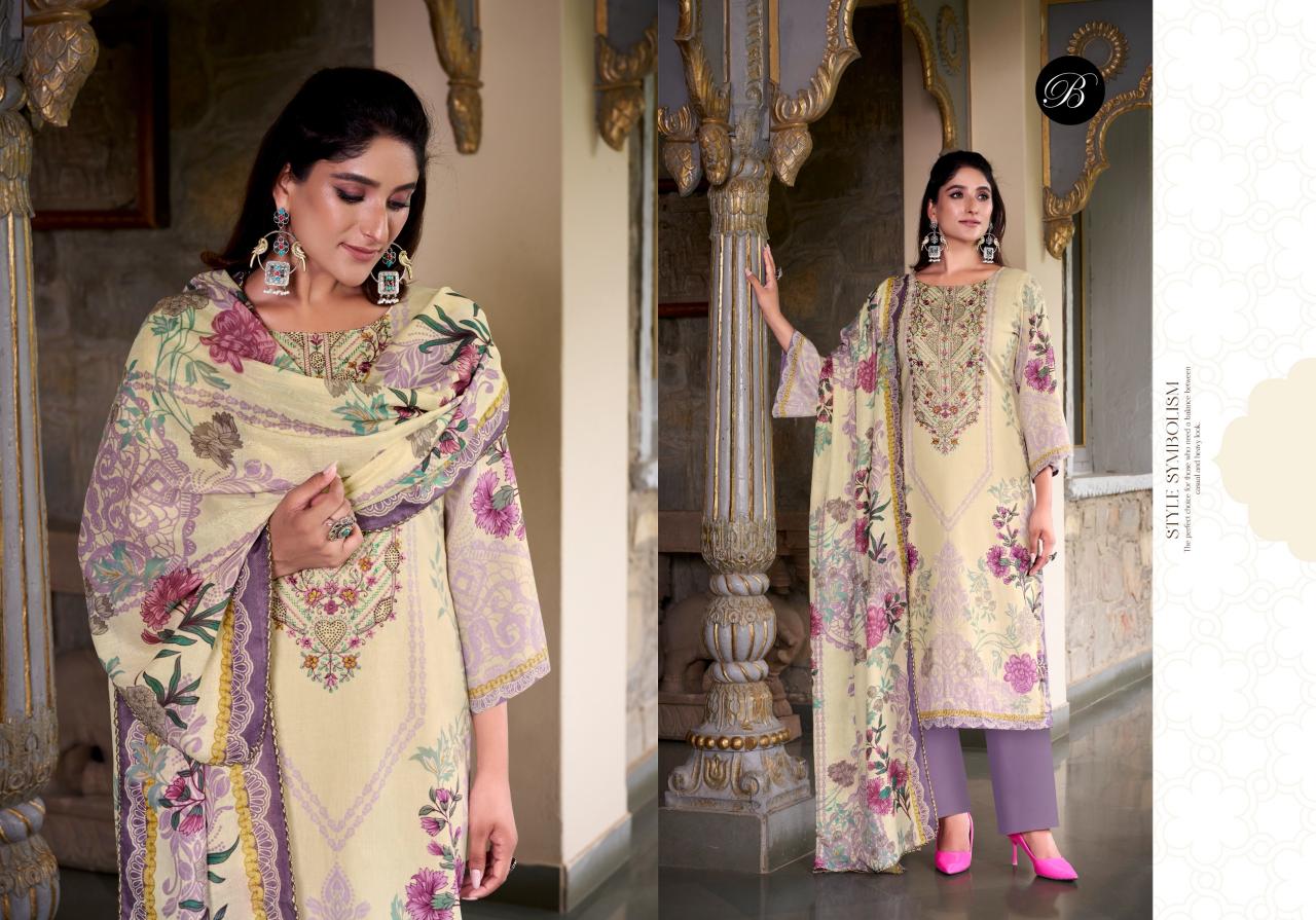 Belliza saiyaara digital print wholesale dress material catalogue