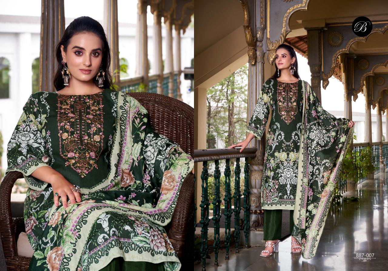 Belliza saiyaara digital print wholesale dress material catalogue