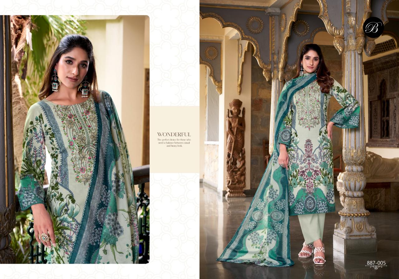 Belliza saiyaara digital print wholesale dress material catalogue