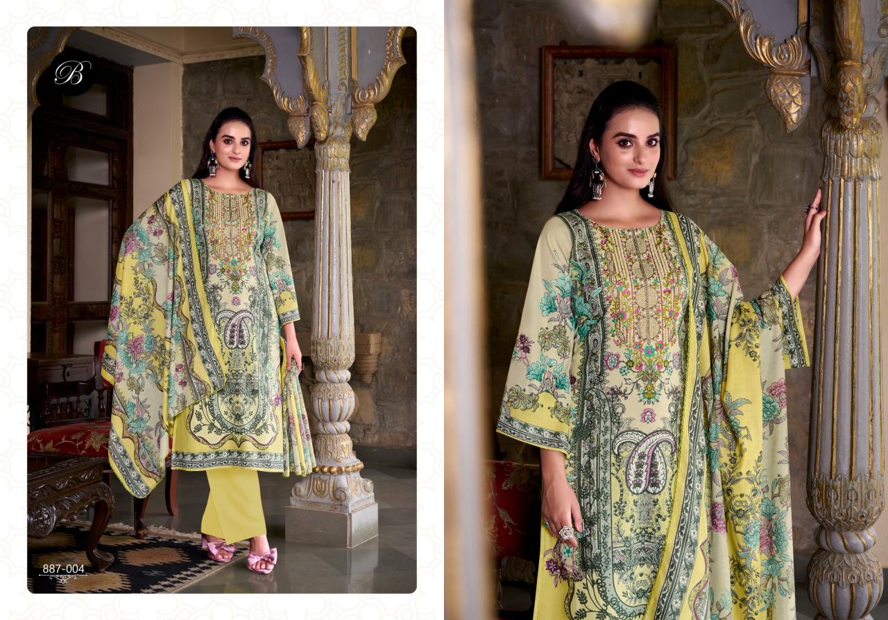 Belliza saiyaara digital print wholesale dress material catalogue
