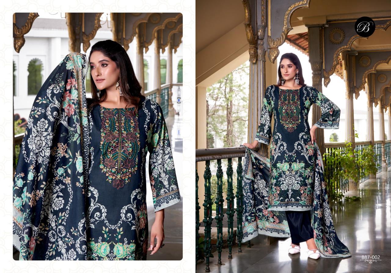 Belliza saiyaara digital print wholesale dress material catalogue