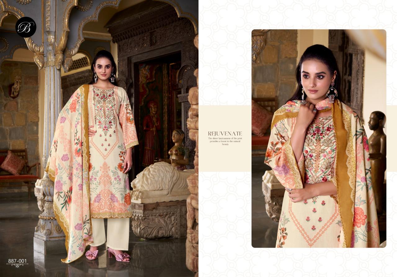 Belliza saiyaara digital print wholesale dress material catalogue