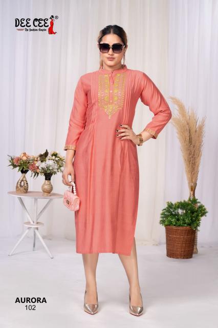 Deecee aurora morni silk surat kurti market wholesale price list 