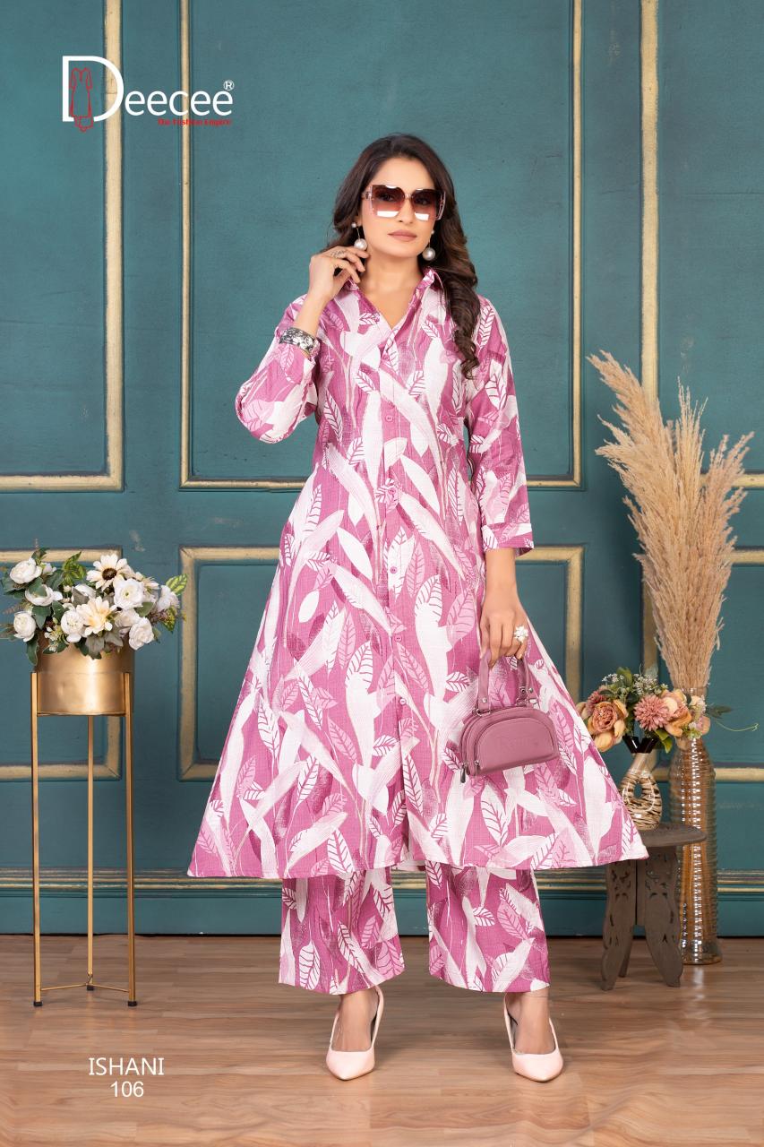 Deecee ishani vatican print coord set wholesale market online for clothing