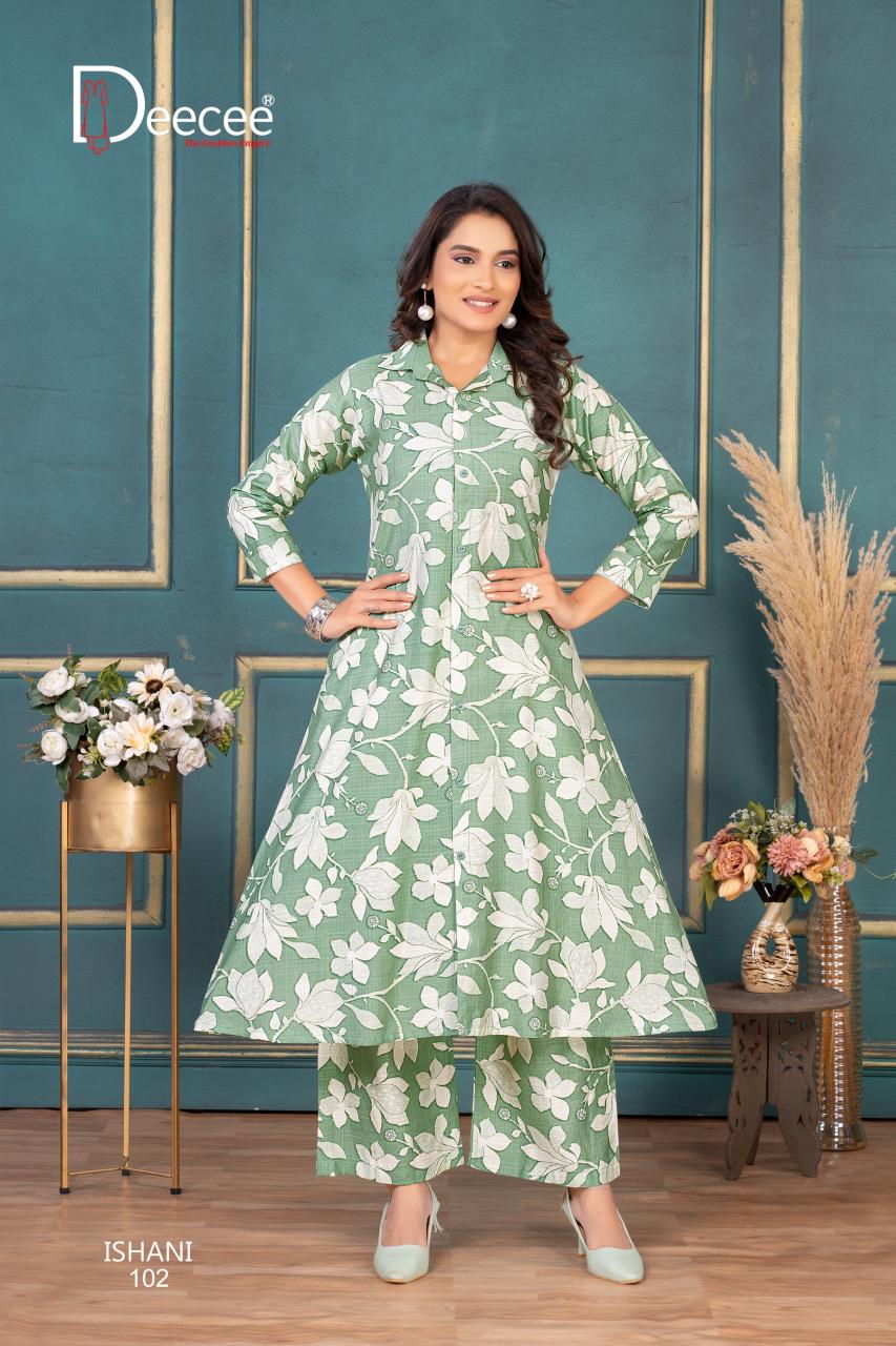 Deecee ishani vatican print coord set wholesale market online for clothing