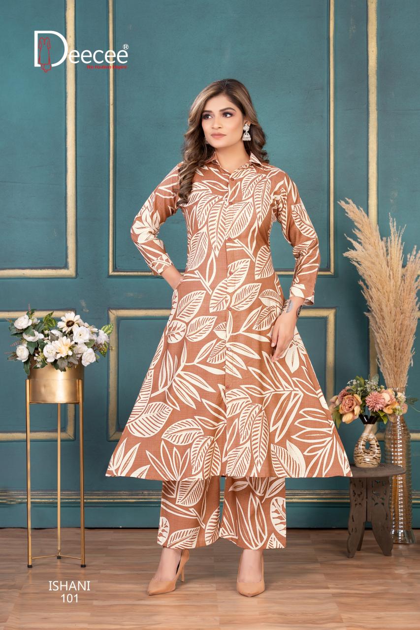 Deecee ishani vatican print coord set wholesale market online for clothing