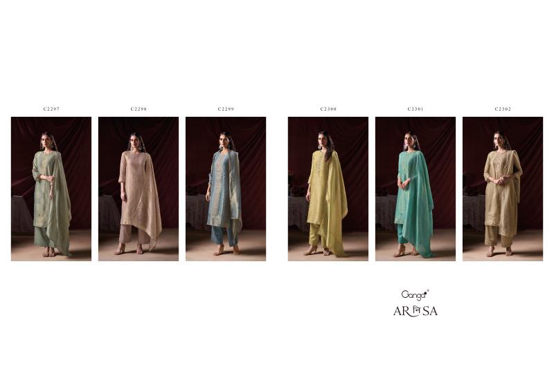 Ganga arnisa silk dadar wholesale market for dress material