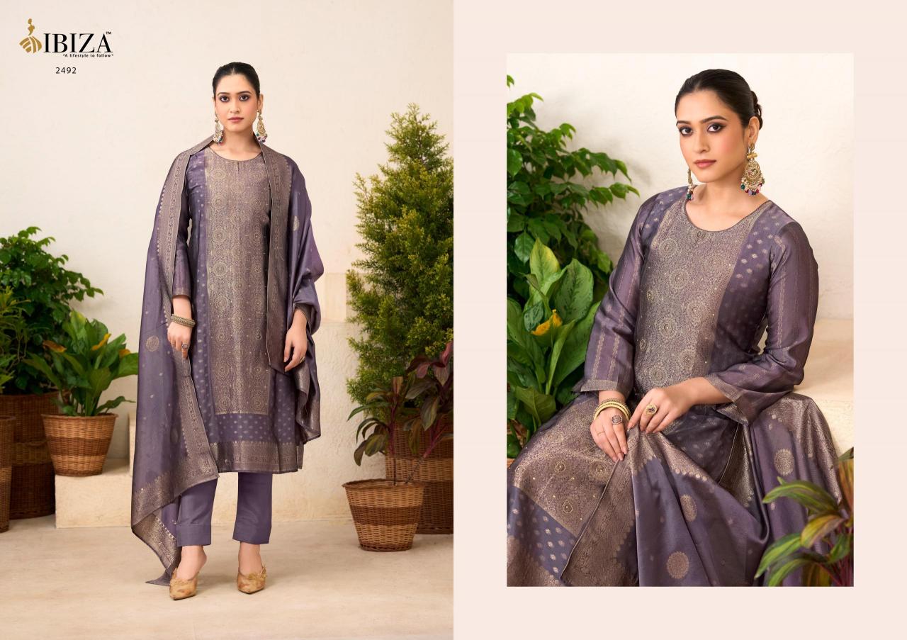 Ibiza samia 2 banglory silk wholesale dress material market in tirupur