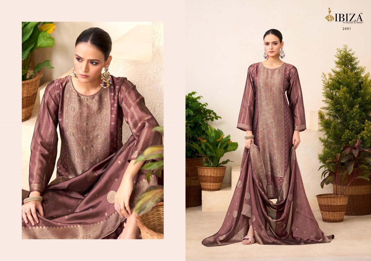 Ibiza samia 2 banglory silk wholesale dress material market in tirupur