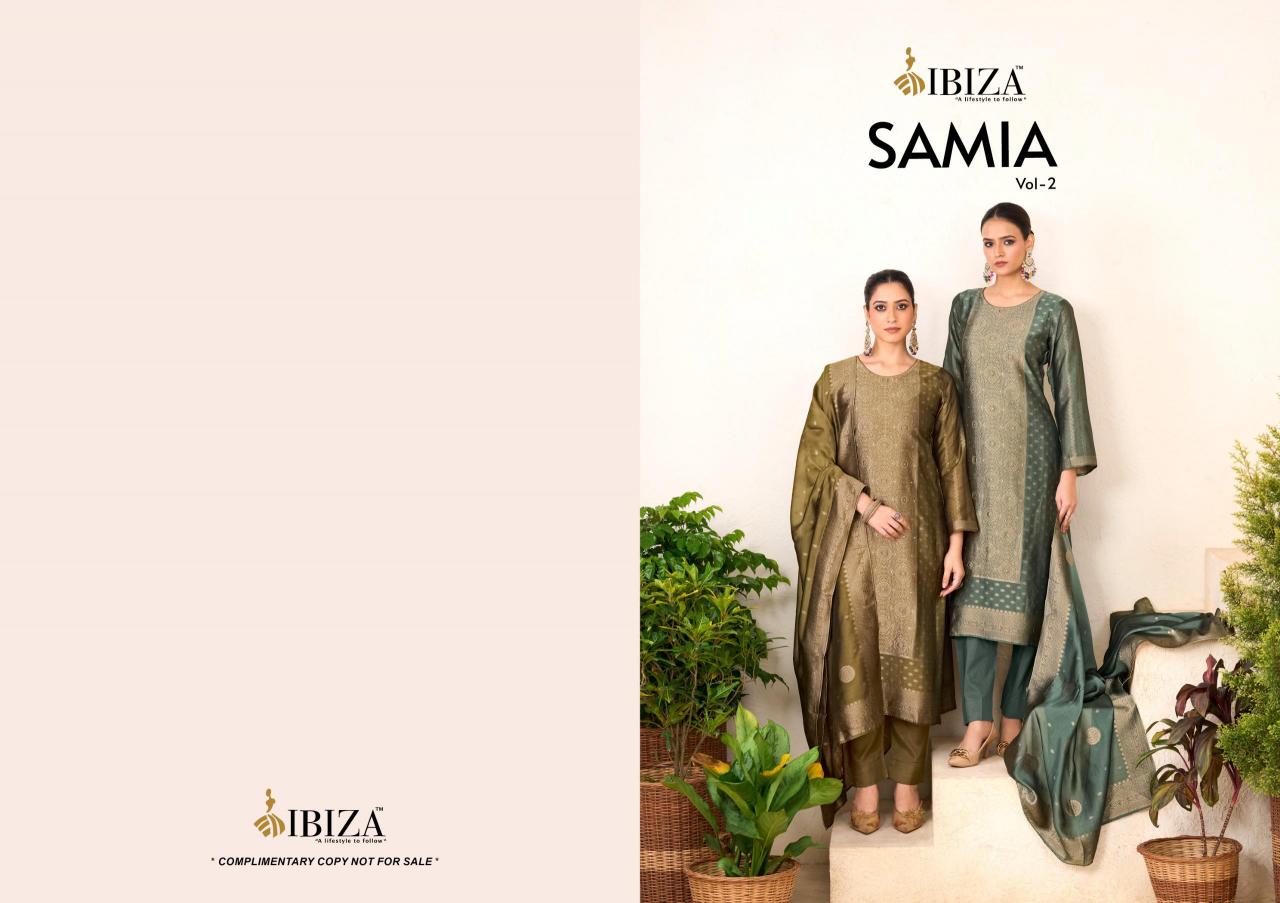 Ibiza samia 2 banglory silk wholesale dress material market in tirupur