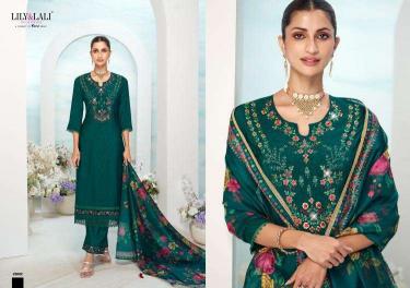 Lily & lali mishka 1 viscouse silk 3 pcs kurti bombay market surat online shopping 
