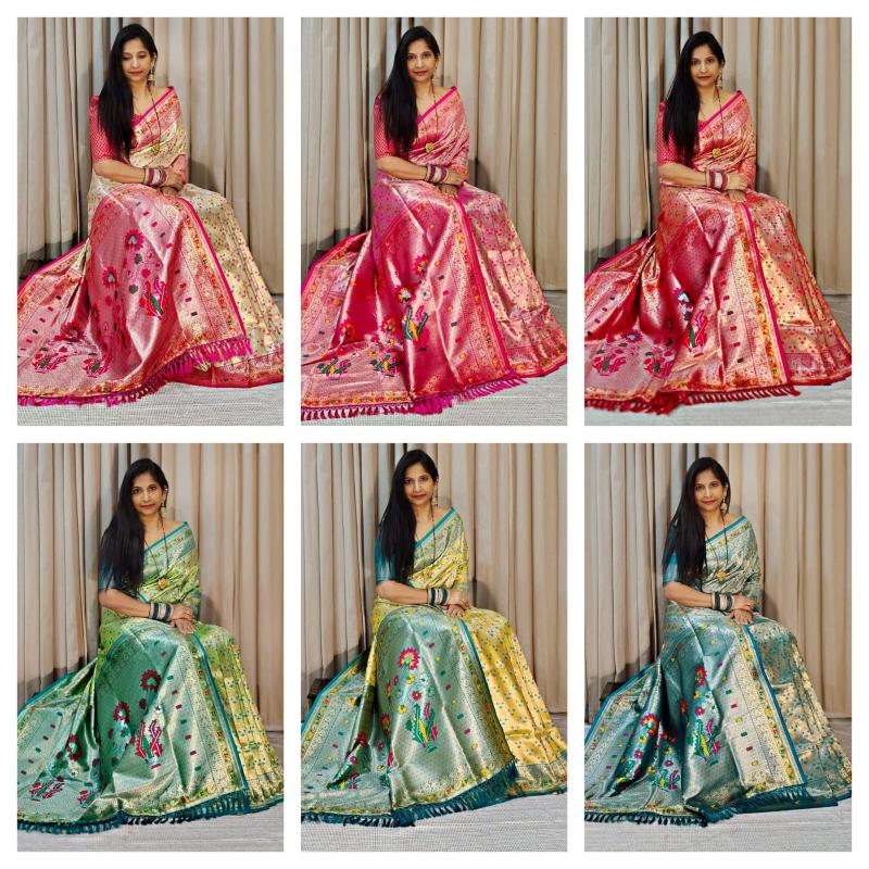 Malhar soft silk original gold surat bombay market saree price